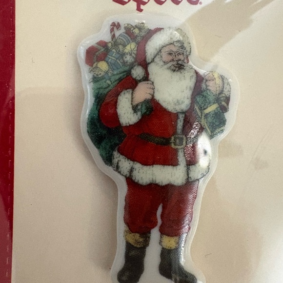 Spode Christmas Tree Cheer Pin Santa NEW - Picture 2 of 4